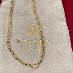 Kendra Scott Gold Beaded Necklace